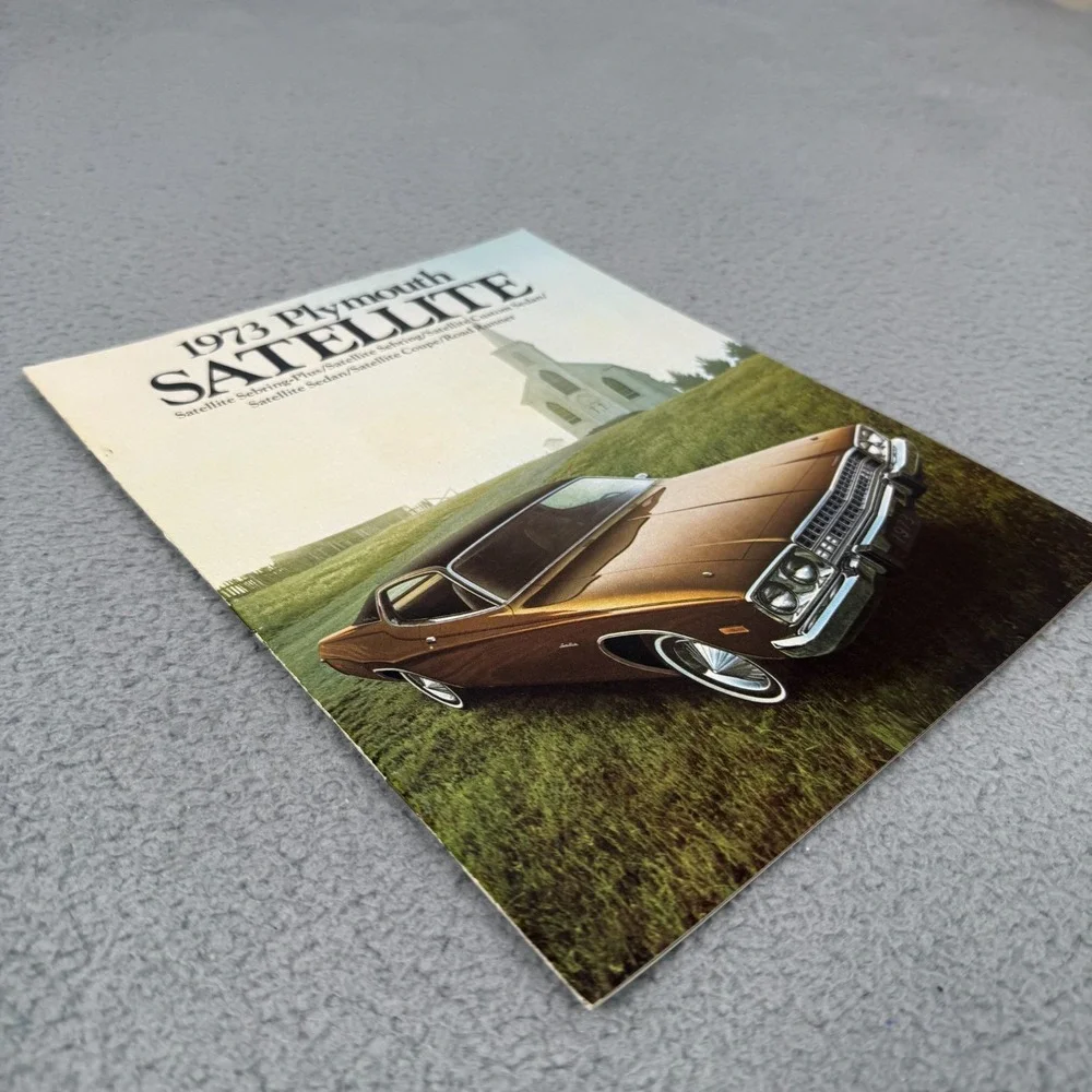 1973 Plymouth Satellite Road Runner Sebring Original Dealer Sales Brochure Mopar